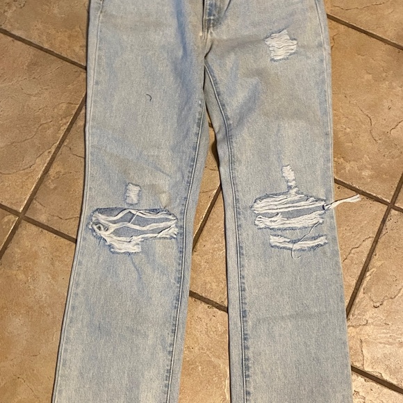 NWT Urban Outfitters BDG Size 27 Bootcut Women's Distressed Blue Jeans Classic - Picture 2 of 9